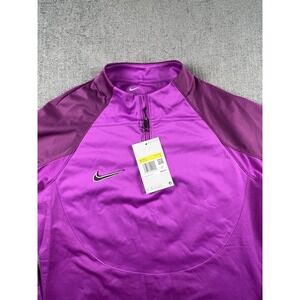 Nike Therma Fit Jacket Women's Small Purple Gym Training Running Full Zip